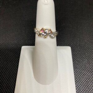 "Never Forget I Love You" Size 5 Sterling Silver  Elephant Ring